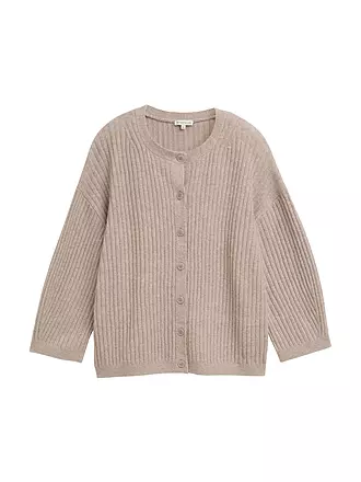 TOM TAILOR | Strickjacke | beige